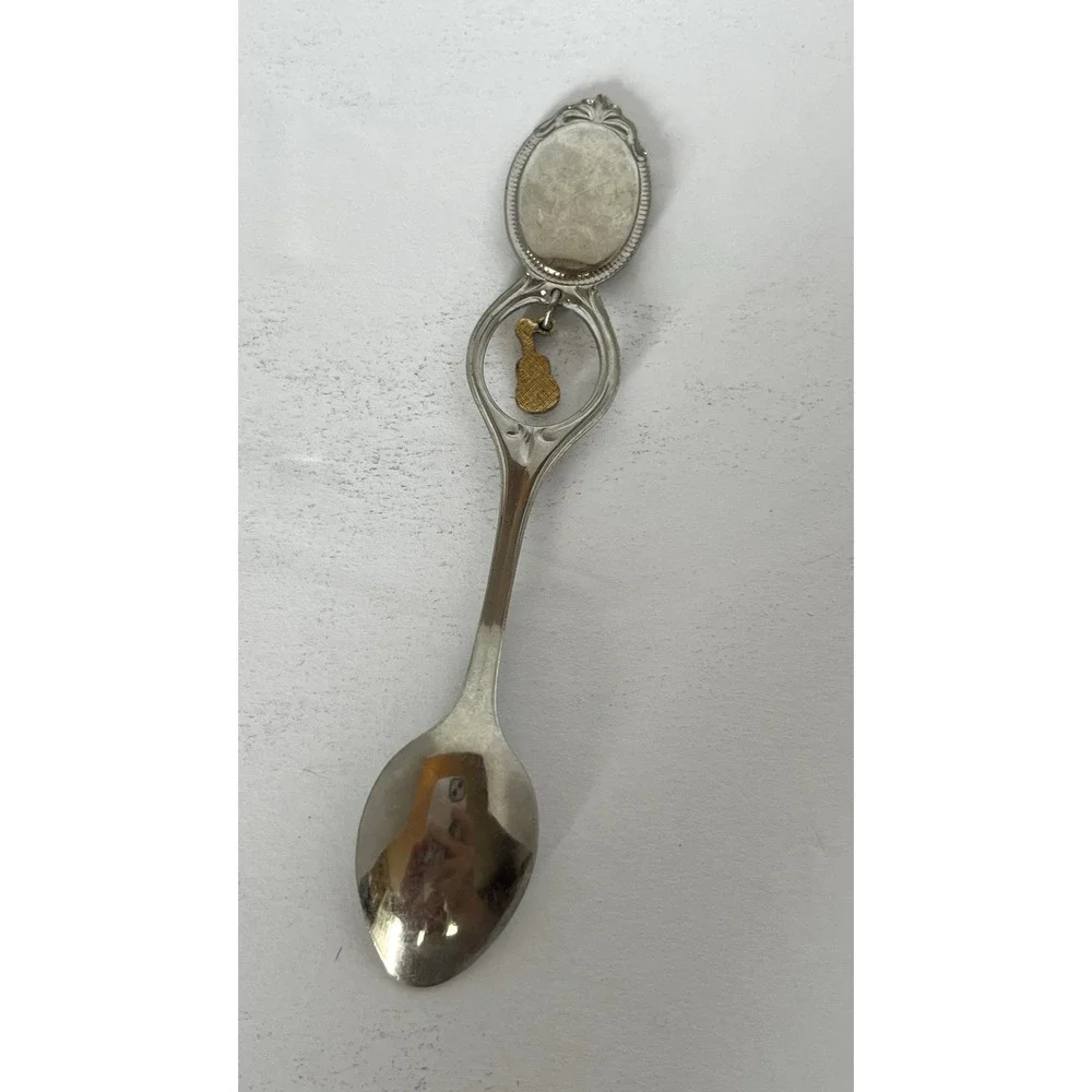 Rock & Roll Hall‎ of Fame Collectible Souvenir Spoon Cleveland Ohio Dangle Charm